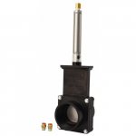2" ABS Black FPT x FPT Ends Pneumatic Gate Valve