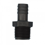 1/4" MPT x 3/8" Barb Straight Male Adapter