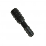 1/2" Barb x 3/8" Barb Straight Black Male Adapter