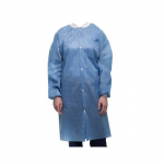 Easy-Breathe SMS Lab Coat, Ceil Blue, X-Small