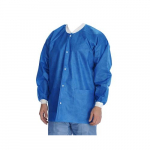 Extra-Safe Medium Lab Jacket, Deep Sea Blue