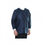 Extra-Safe 5X-Large Lab Jacket, Navy Blue