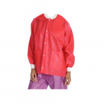 Extra-Safe 2X-Large Lab Jacket, Red
