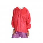 Extra-Safe Medium Lab Jacket, Red