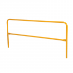 Yellow Aluminum Pipe Safety Railing, 120" Length_noscript