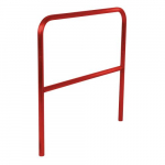 Aluminum Pipe Safety Railing 48" Long, Red