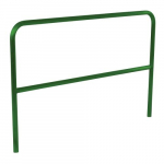 Aluminum Pipe Safety Railing 72" Long, Green