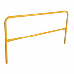 Aluminum Pipe Safety Railing 84" Long, Yellow