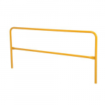Aluminum Pipe Safety Railing 96" Long, Yellow_noscript