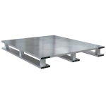 Pallet Solid Top With Skid Bottom, 40" x 47-7/8"