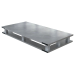 Aluminum Pallet Solid Top 4-Way Entry, 48" x 24"