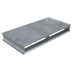 Aluminum Solid Top Half Pallet, 48" x 24"