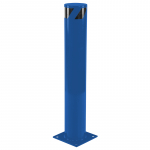 BOL Series 42" Blue Bollard for Steel Pipe_noscript