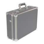 Aluminum Carrying Case, 18" x 14-1/2", Silver_noscript