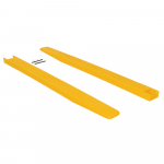 Polyethylene Fork Blade Protectors 4" x 60", Yellow_noscript