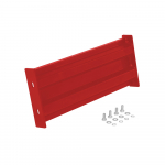 Bolt-On Style Guard Rail 2 Ft, Red_noscript