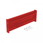 Bolt-On Style Guard Rail 3 Ft, Red_noscript