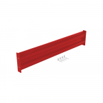 Bolt-On Style Guard Rail 5 Ft, Red_noscript