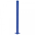 2 Rib Rail Drop-In Post, Blue, 72" Height