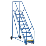 Warehouse Ladder, Grip Strut, 50 Deg Step_noscript