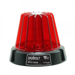 Round Dome Strobe Light Magnetic Mount, Red_noscript