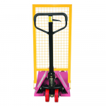Steel Pallet Master w/ Back Rest, Pink/Yellow