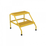 Alum Yellow Step Stand 2 Step Knock Down_noscript