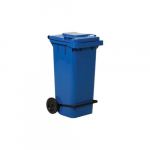 Blue 32 Gallons Trash Can_noscript