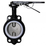 Butterfly Valve, 4in Hand Operated_noscript