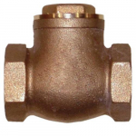 4" IPS Forged Brass Swing Check Valve