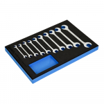 10 Piece SAE Double Open End Angle Wrench Set_noscript