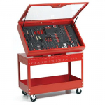 34" Visual Control Cabinet, Red