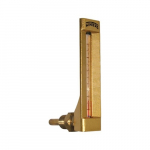 Gold Case Thermometer, Angle 6"