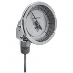 TBM Bi-Metal Thermometer, 6" Dial, Adjust, 6" Stem