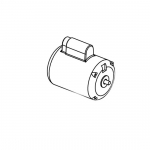 1/2 HP CFM Bullet Vacuum Pump Motor