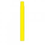 Yellow Z-Band Splash Polypropylene Wristband_noscript