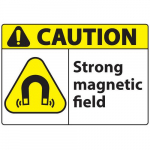 Safety Sign, "Caution Magnetic Field"_noscript
