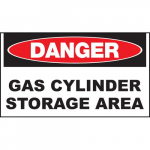 Safety Sign, "Danger Gas Cylinder"_noscript