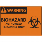 Label "Biohazard Authorized Personnel Only"_noscript