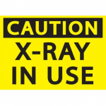 Aluminum Sign: "Caution X-Ray in Use"_noscript
