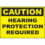 Safety Sign, "Caution Hearing Protection"_noscript