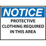 Safety Sign "Notice Protective Clothing"_noscript