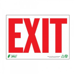Safety Sign, "Exit", Recycled Plastic