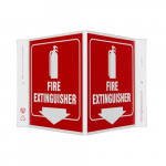 Eco "Fire Extinguisher" Safety V Sign_noscript