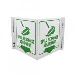 Eco "Spill Response Equipment" Safety V Sign_noscript