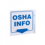 Eco "OSHA Info" Plastic Safety L Sign