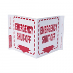 Eco "Emergency Shut Off" Safety V Sign_noscript