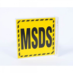 Eco "MSDS" Recycled Plastic Safety L Sign