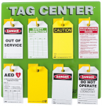 Eco 15"H x 15"W 8 Hook Safety Tag Center