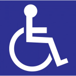 6" x 6" Eco Handicapped Symbol Sticker